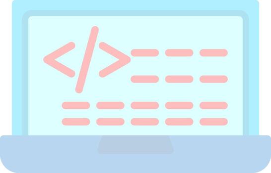 Coding Vector Icon Design