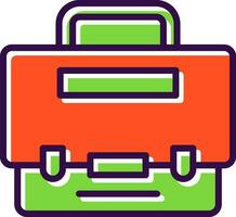 Suitcase Vector Icon Design