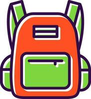 School bag Vector Icon Design