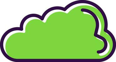 diseño de icono de vector de nube