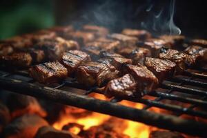 stock photo of barbeque grilled Cinematic Editorial food photography