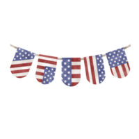 Fourth of July banner png