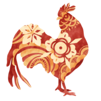 Rooster Chinese zodiac sign happy new year png