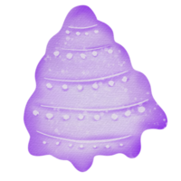 dibujo conchas acuarela png