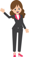 Salary Man Business Isolated Person People Cartoon Character Flat illustration Png