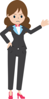 Salary Man Business Isolated Person People Cartoon Character Flat illustration Png