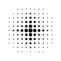halftone texture design. retro element for comic, balloon text, frame. dot pattern sign and symbol. vector