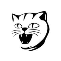 angry cat emoji icon logo and smile 8564737 Vector Art at Vecteezy