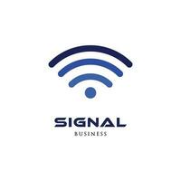 Signal Icon Logo Design Template vector