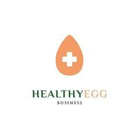 Healthy Egg Icon Logo Design Template vector