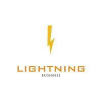 Lightning Icon Logo Design Template vector