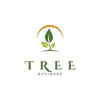 Tree Icon Logo Design Template vector