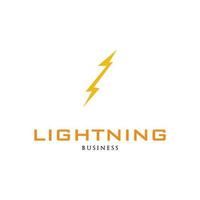 Lightning Icon Logo Design Template vector