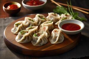 mandu or mandoo are dumplings in korean cuisine photography photo