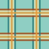 vector illustration of a seamless pattern dark-blue-brown-orange cage on an blue background - autumn background for textile, packaging, web design