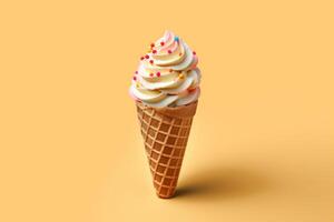 stock photo of ice cream with cone food photography