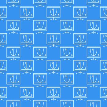 matemáticas grafico vector matemáticas Ciencias concepto línea azul sin costura modelo