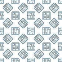 Mathematics Book vector Math Education and Learning concept outline seamless pattern