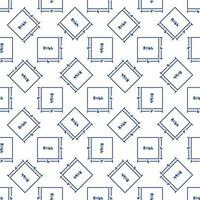 A bh vector Area of a Rectangle concept outline seamless pattern