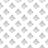 Math Circle vector concept line minimal seamless pattern