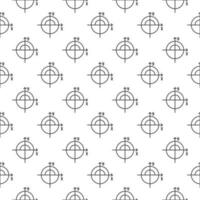 Math Circle vector concept line minimal seamless pattern