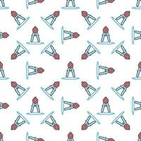 Math School Compass vector Mathematics Tool concept seamless pattern
