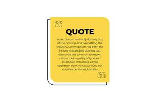 Quotes template set in 1 variations decorative frame block with creative quotation marks and place with sample text message box vector typographic block or website element