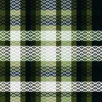 Tartan Plaid Seamless Pattern. Gingham Patterns. Traditional Scottish Woven Fabric. Lumberjack Shirt Flannel Textile. Pattern Tile Swatch Included. vector