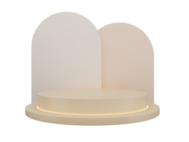resumen geométrico forma pastel color modelo mínimo moderno estilo pared fondo, para cabina podio etapa monitor mesa burlarse de arriba composición 3d representación png