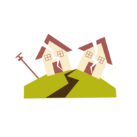 aardbeving ramp illustratie png