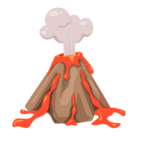 Vulkan Eruption Illustration png