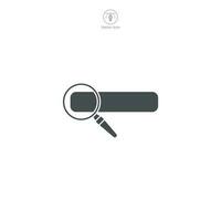A vector illustration of a search engine icon, signifying internet search, data retrieval, or online research. Perfect for digital interfaces, SEO, or web exploration