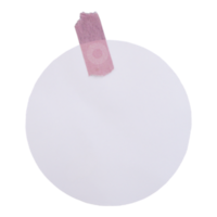 Artistic Ripped Paper Circle png