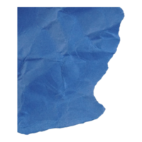 abstract gescheurd verfrommeld blauw papier png