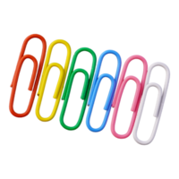 Colorful Office Paper Clip Cutout png