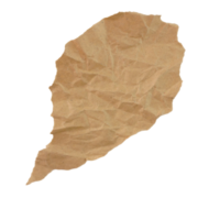 Cutout Ripped Crumpled Brown Paper png