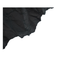 Ripped Black Paper Cutout Corner png