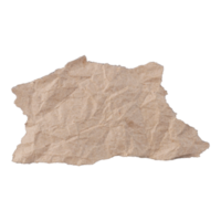 abstrakt rev skrynkliga brun papper png