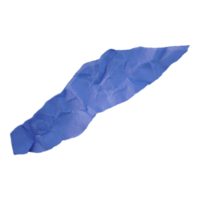 Torn Ripped Crumpled Blue Paper png