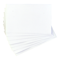 blanco papel tarjeta separar png