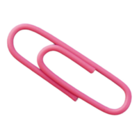 Pink Paper Clip Cutout png