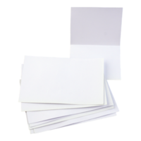 blanco papel tarjeta separar png