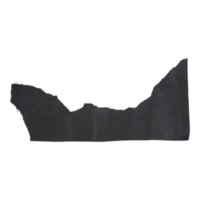 Ripped Black Paper Cutout Corner png