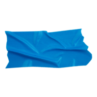 Cutout Wrinkled Blue Duct Tape png