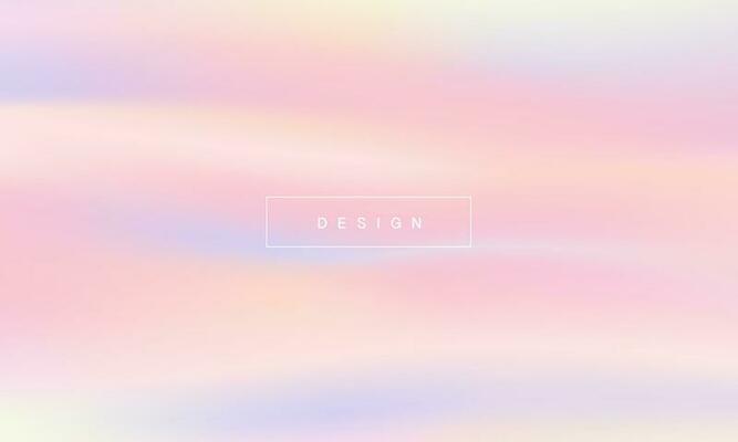 Holographic gradient pastel modern background. blue, pink ,yellow and orange colors for deign concepts, wallpapers, web, presentations and prints. vector design.