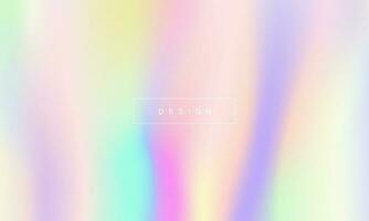 Holographic gradient pastel modern rainbow background. yellow, pink , green, purple, orange, blue colors for deign concepts, wallpapers, web, presentations and prints. vector design.