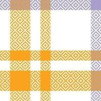 Plaid Patterns Seamless. Tartan Plaid Vector Seamless Pattern. Template for Design Ornament. Seamless Fabric Texture.