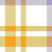 Plaid Patterns Seamless. Tartan Plaid Vector Seamless Pattern. Template for Design Ornament. Seamless Fabric Texture.