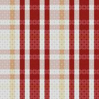 Tartan Plaid Pattern Seamless. Checker Pattern. Template for Design Ornament. Seamless Fabric Texture. Vector Illustration