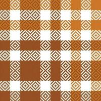 Plaid Pattern Seamless. Tartan Seamless Pattern Template for Design Ornament. Seamless Fabric Texture. vector